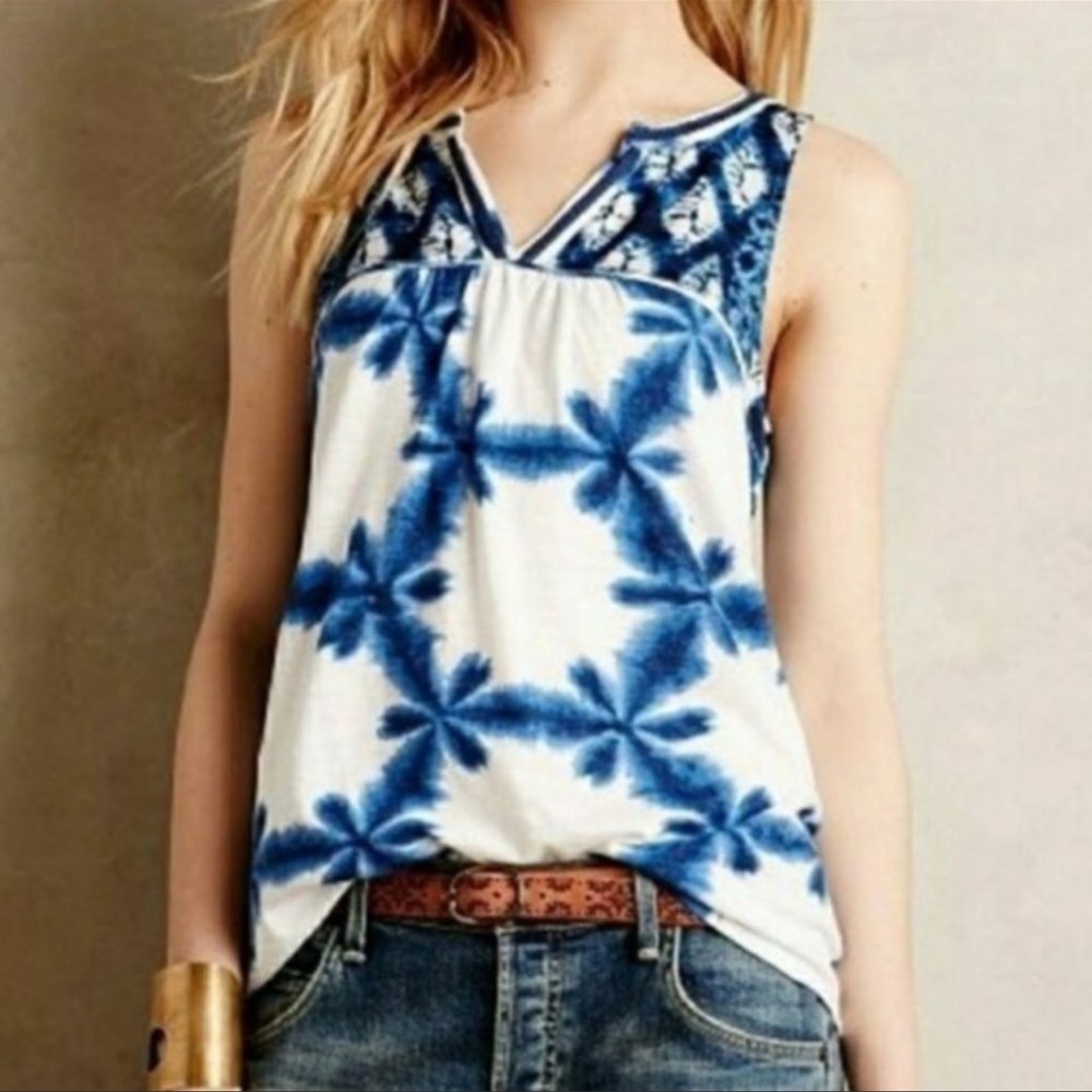 Anthropologie Akemi + Kin Raina Tie Dye Tank Top